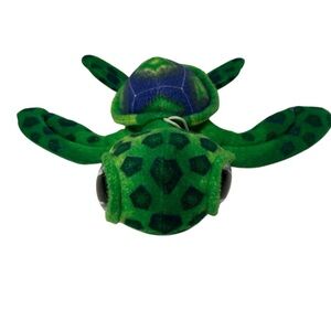 Fiesta Sea Turtle Plush Green Blue Stuffed Animal 10”‎